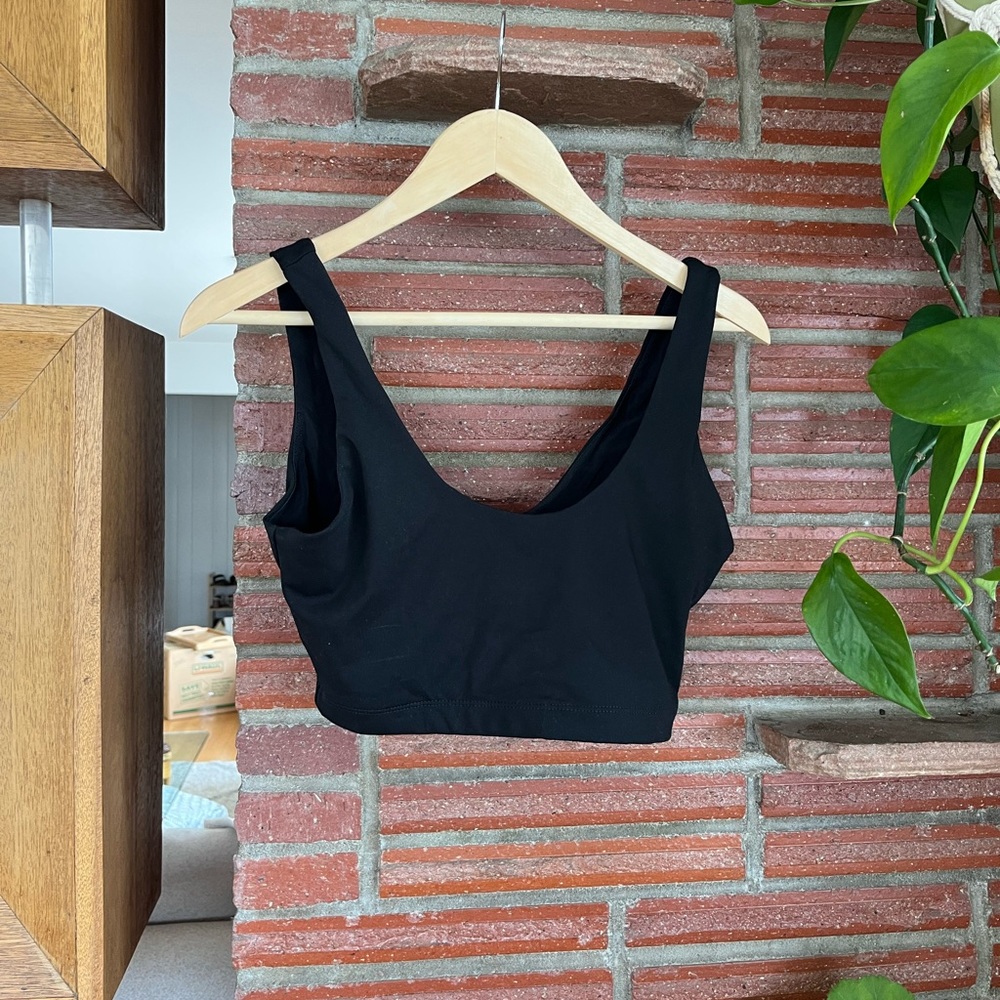 Balance Athletica Black Sports Bra “Ascend Top”